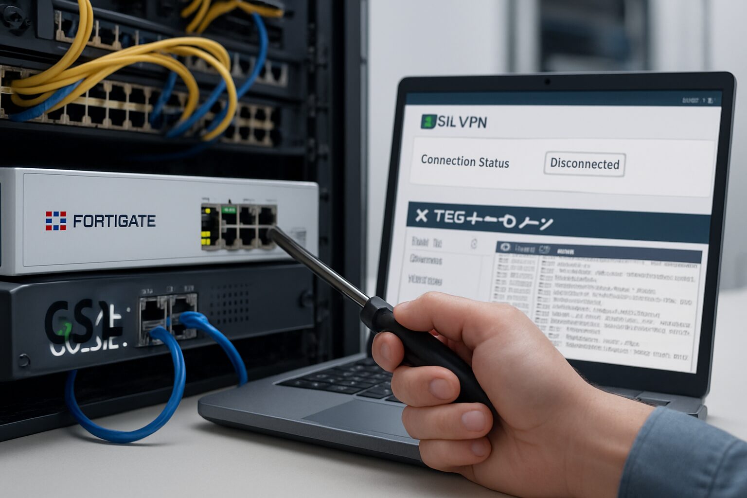 FortiGate SSL-VPN接続トラブルシューティング