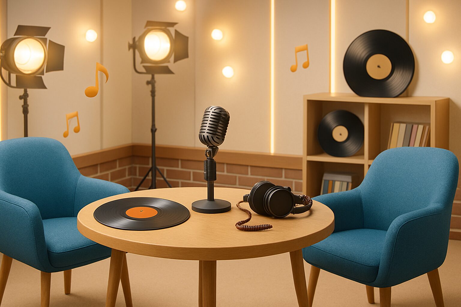 音楽トークバラエティ番組を紹介するイメージ