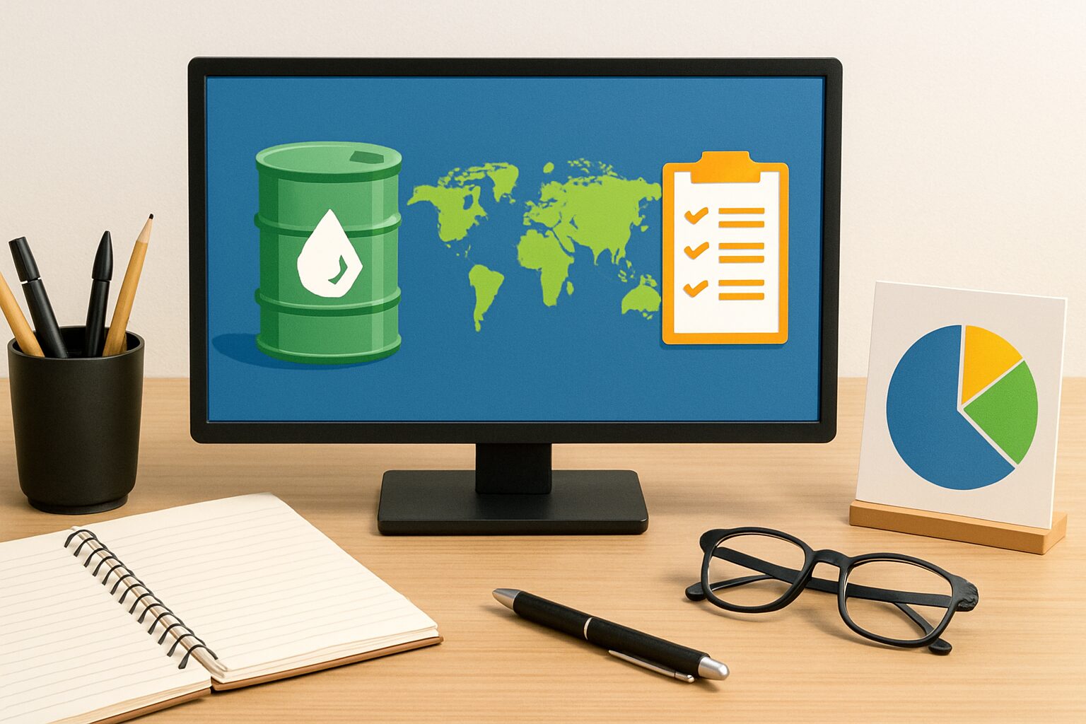 石油備蓄施設のタンク群の写真