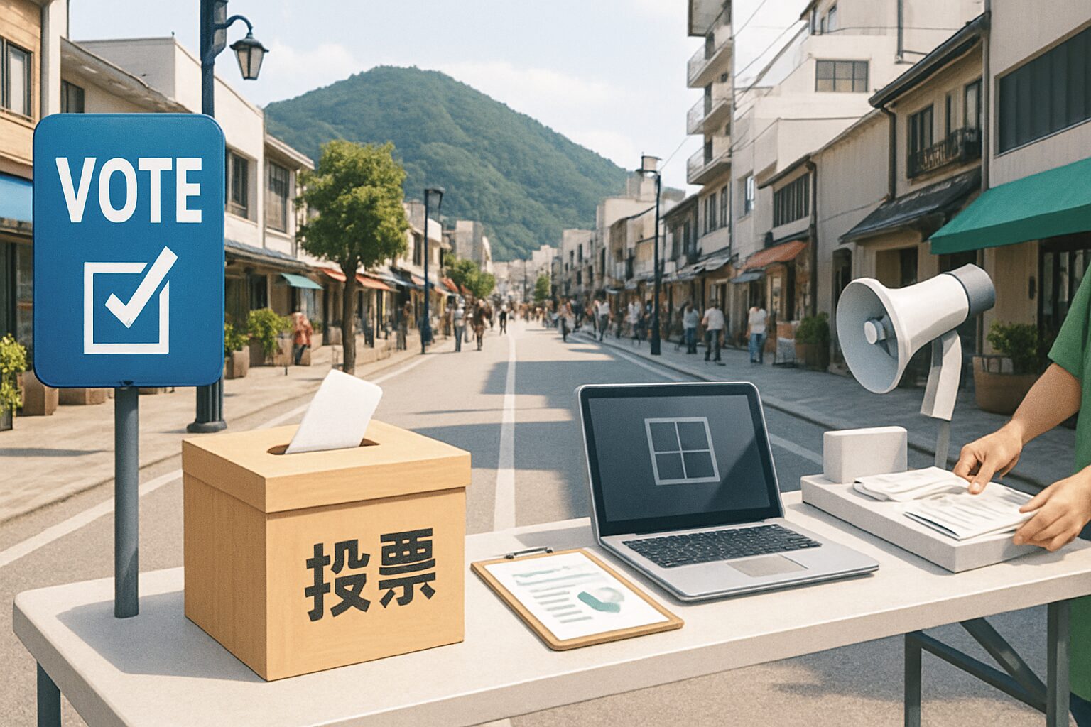 地域政治の重要性を示すビジュアル